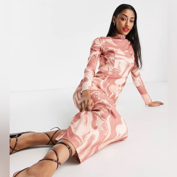 Swirl Print maxi dress - Picture 5 of 11